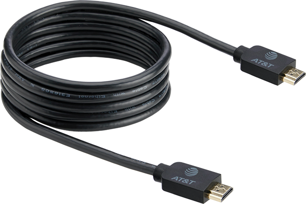 AT&T 2M 4K HDMI Cable - Black